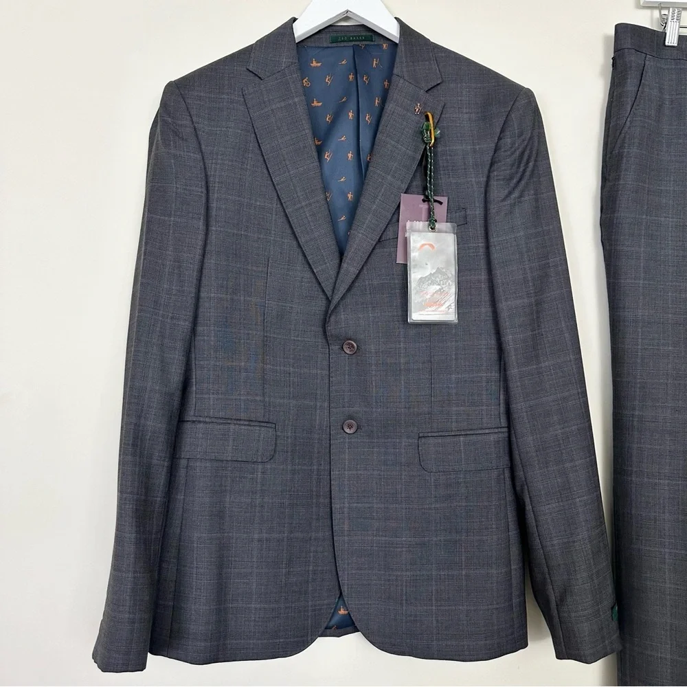 Ted Baker London Endurance Fencett Tall Check Nested Suit Set Matching